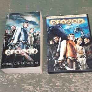 Bundle of "Eragon" book and DVD